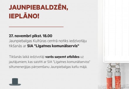 Iedzīvotāju tikšanās ar SIA "Līgatnes komunālserviss"